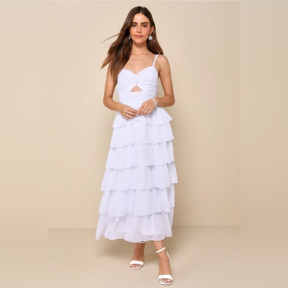 Lulus Layered Tier Dress XL